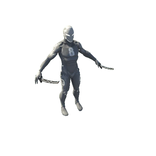 Cyborg Ninja Killer Silver